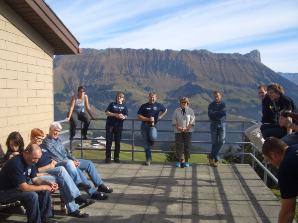 CIMG1394.JPG - ...churzi Lagebesprächig....Probe oder Umehange...mir stimme ab!...
