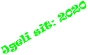 Jgeli sit: 2020